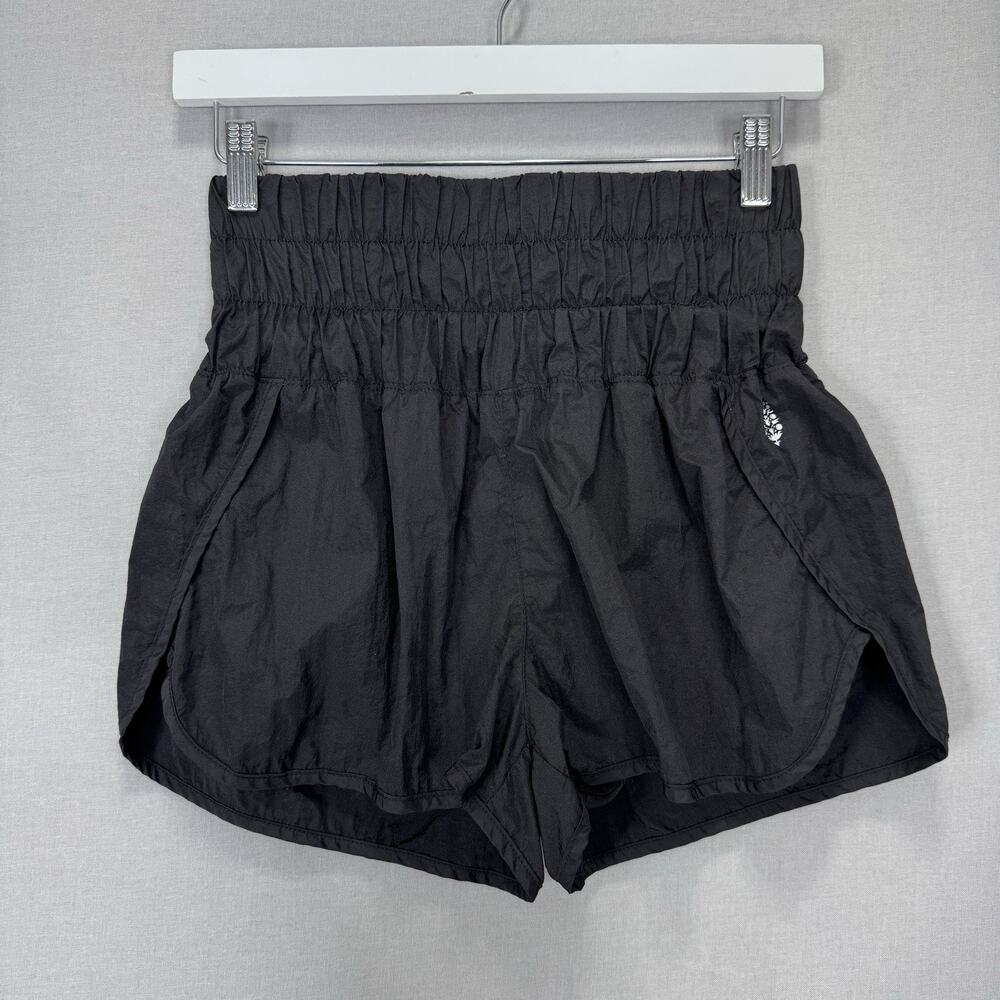 Free People Movement The Way Home Shorts Womens Small Black Running Athletic